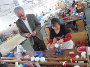 中国の提携工場